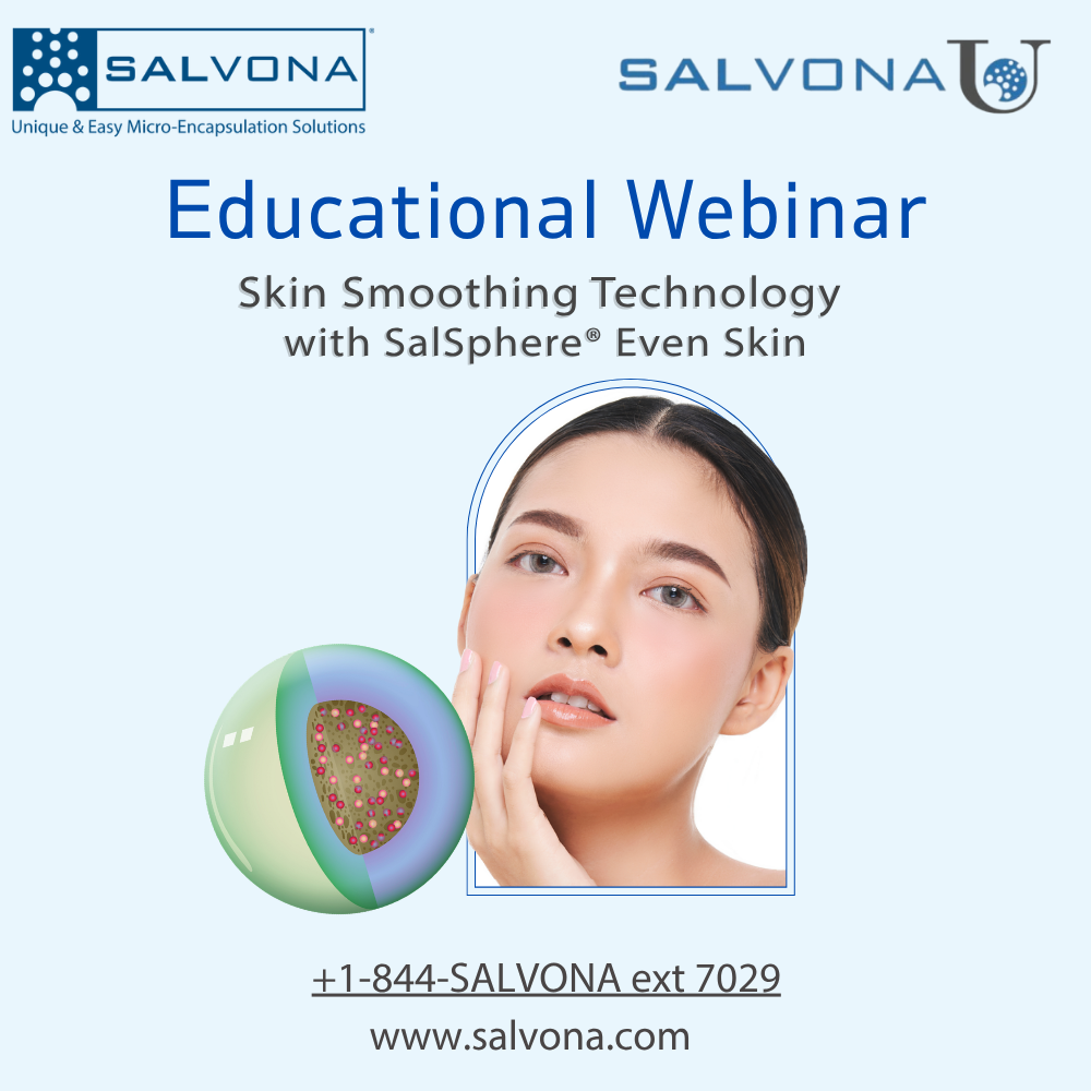 Skin Smoothing Technology with SalSphere® Even Skin: Join Our Educational Webinar