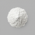 White powdery substance on a gray background
